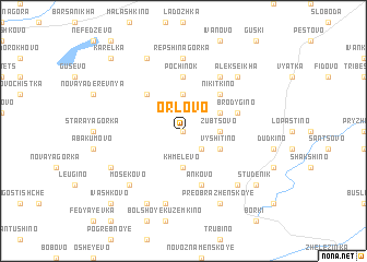 map of Orlovo