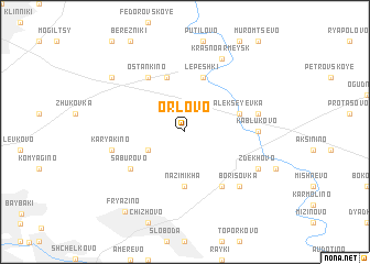 map of Orlovo