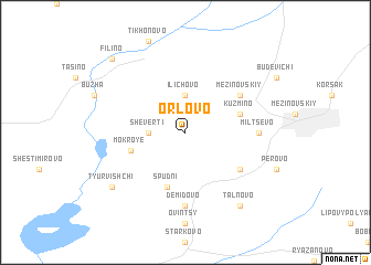 map of Orlovo