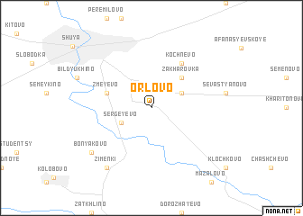 map of Orlovo