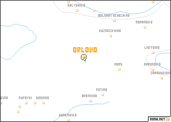 map of Orlovo