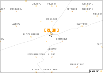 map of Orlovo