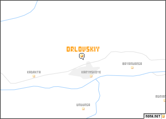 map of Orlovskiy