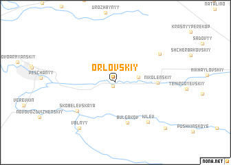 map of Orlovskiy