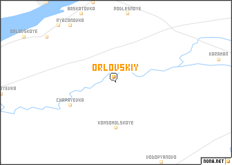 map of Orlovskiy