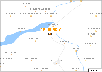 map of Orlovskiy