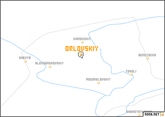 map of Orlovskiy