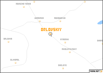 map of Orlovskiy