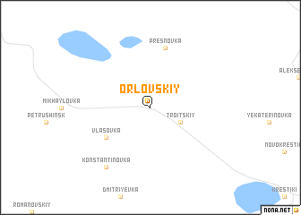 map of Orlovskiy