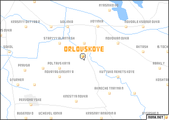 map of Orlovskoye
