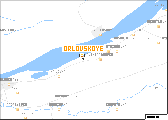 map of Orlovskoye