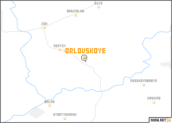 map of Orlovskoye