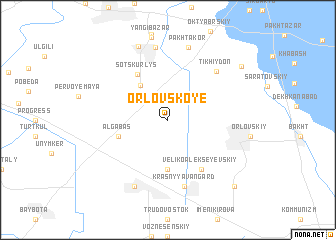 map of Orlovskoye