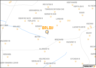 map of Orlov