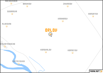 map of Orlov