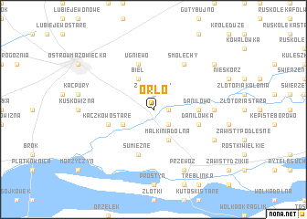 map of Orło