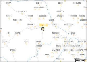 map of Orlu