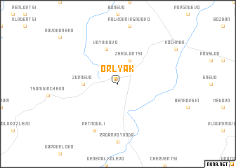 map of Orlyak