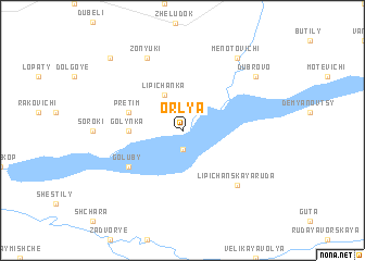 map of Orlya