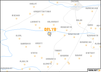 map of Orlya