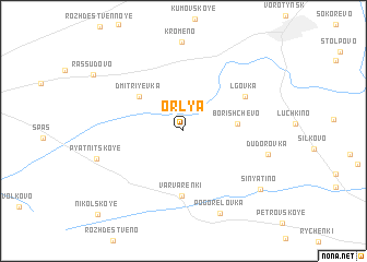 map of Orlya