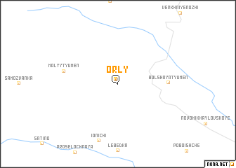 map of Orly