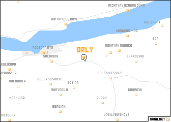 map of Orly