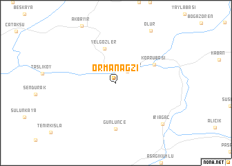 map of Ormanağzı