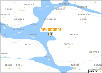 map of Ormanardı