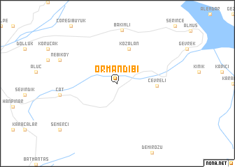 map of Ormandibi