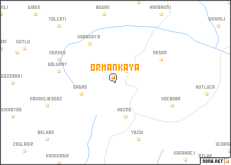 map of Ormankaya