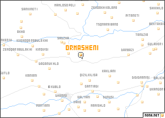 map of Ormasheni