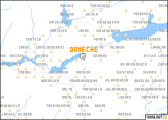 map of Ormeche