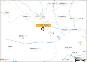 map of Orménion