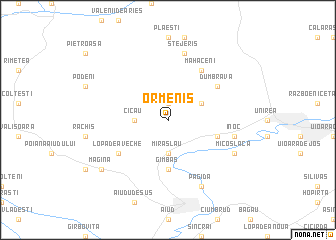 map of Ormenis