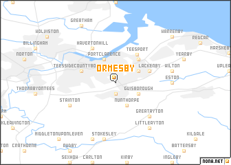 map of Ormesby