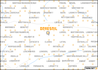 map of Ormesnil