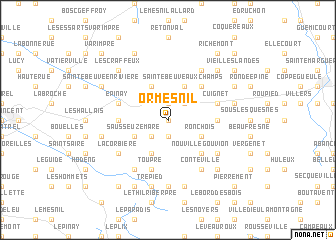 map of Ormesnil