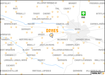 map of Ormes