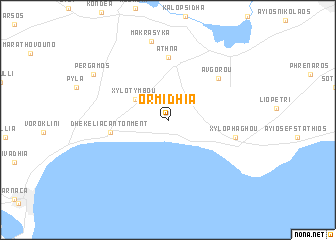 map of Ormidhia