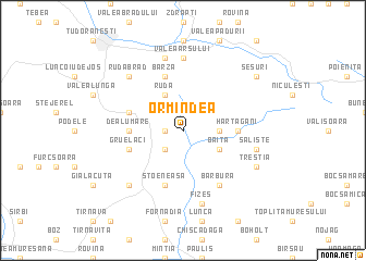 map of Ormindea