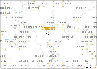 map of Ormont