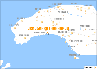 map of Órmos Marathokámpou
