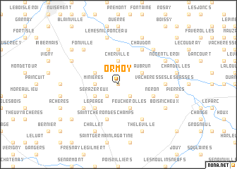 map of Ormoy