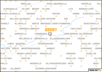 map of Ormoy