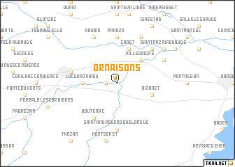 map of Ornaisons