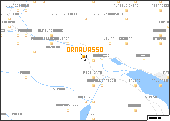 map of Ornavasso