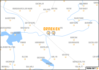 map of Örnek