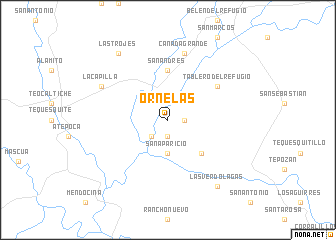 map of Ornelas