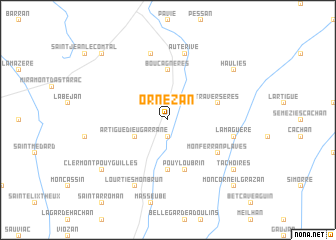 map of Ornézan